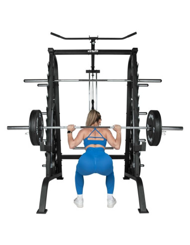 Virtufit sm100 smith machine - z stacją wyciągową - stacja siłowa
