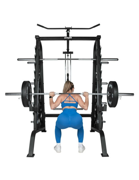 Virtufit sm100 smith machine - z stacją wyciągową - stacja siłowa