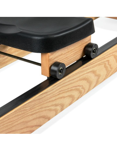 Virtufit elite drewniany wioślarz z oporem wodnym - drewno/dąb