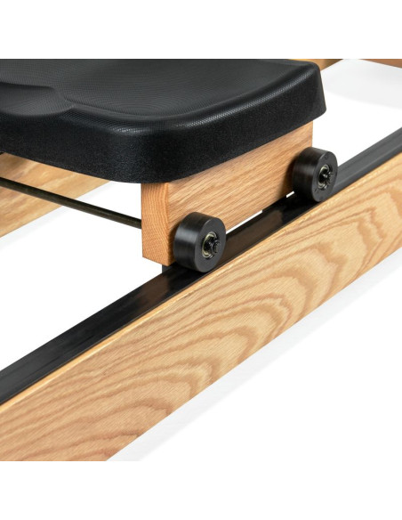 Virtufit elite drewniany wioślarz z oporem wodnym - drewno/dąb