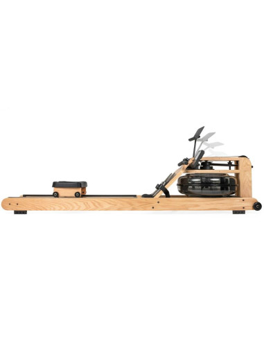 Virtufit elite drewniany wioślarz z oporem wodnym - drewno/dąb