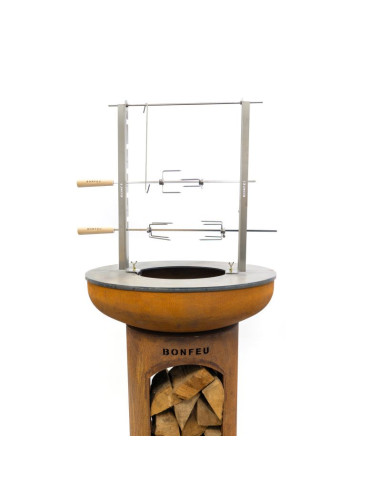 Bf stelaż z rożnem do planchy