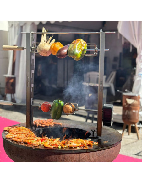 Bf stelaż z rożnem do planchy