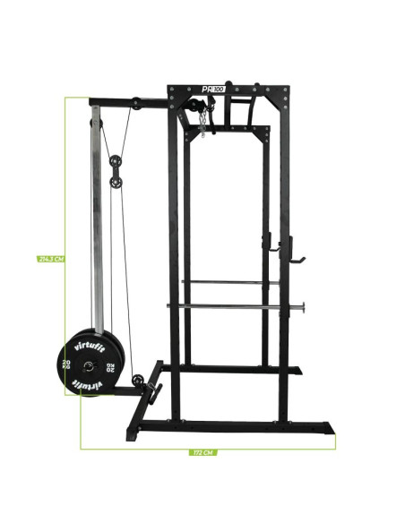 Virtufit pr100 lat attachment - stacja wyciągowa - stacja siłowa