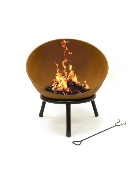 Heat palenisko ogrodowe kappa ø60 rdzawe