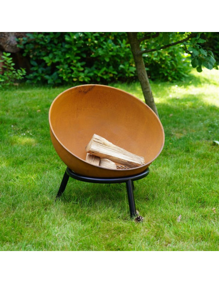 Heat palenisko ogrodowe kappa ø60 rdzawe