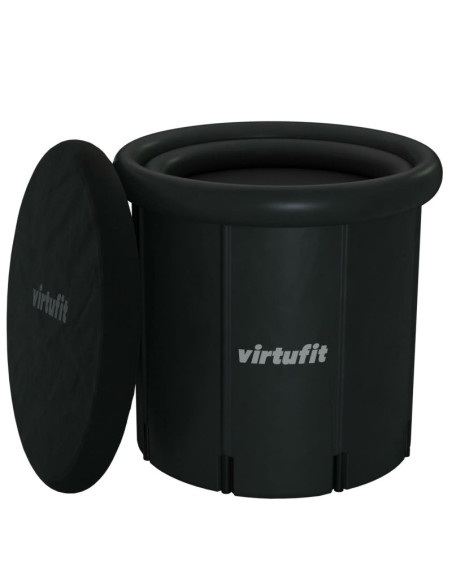 Virtufit wanna lodowa xxl - 375 litrów - antracyt - z akcesoriami