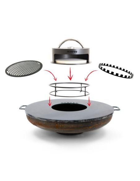 Bonfeu pierścień do szaszłyków