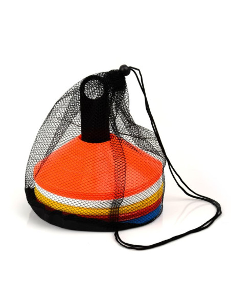 Pachołki talerzyki stożkowe 50szt. + stojak / tt50-19multi