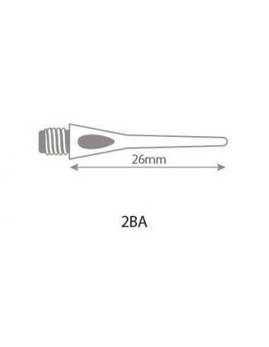 Końcówki do rzutek softip harrows spare dimple 1000 szt