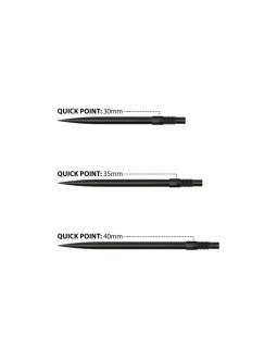 Końcówki harrows quick point black 2