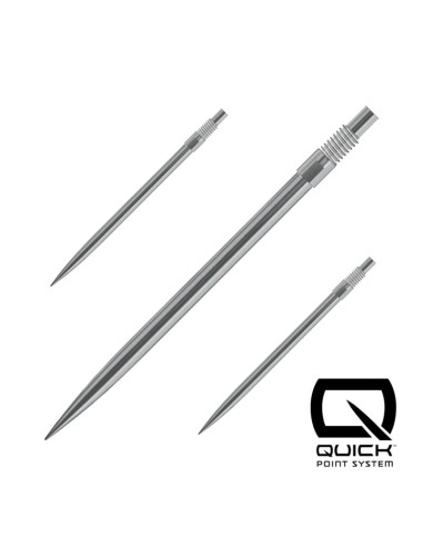Końcówki harrows quick point silver