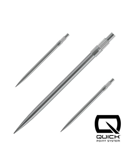 Końcówki harrows quick point silver
