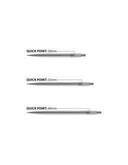 Końcówki harrows quick point silver 2