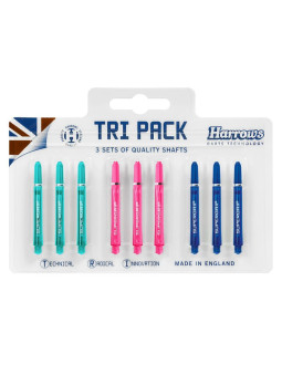 Shafty harrows tri pack supergrip 3x3 kolorowe 2