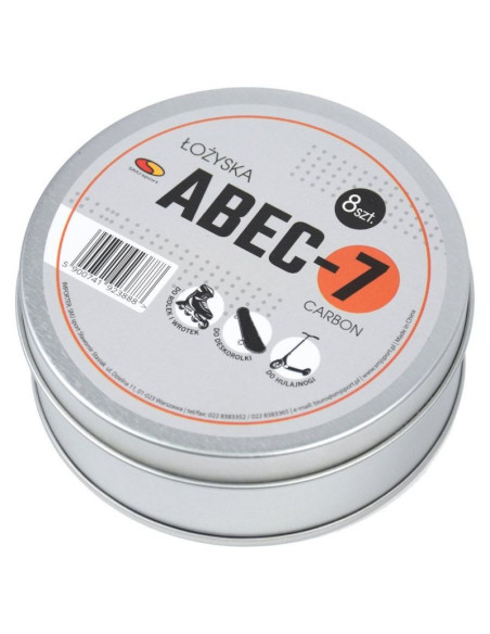 Łożyska abec-7 puszka 8szt.