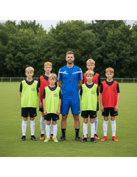 Znacznik treningowy na koszulkę - neonowy zielony