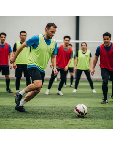 Znacznik treningowy na koszulkę - neonowy zielony