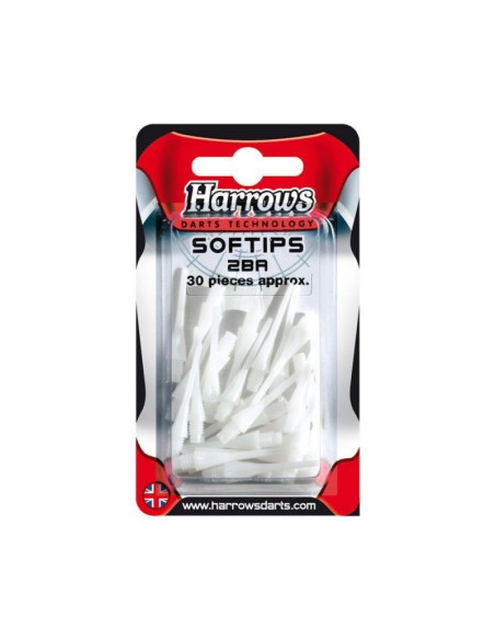 Końcówki do rzutek softip harrows spare dimple 30 szt