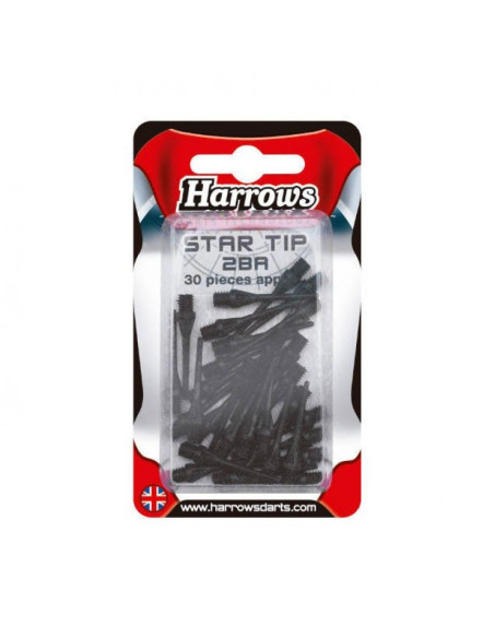 Końcówki do rzutek softip harrows spare star 30 szt