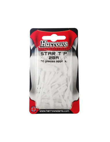 Końcówki do rzutek softip harrows spare star 30 szt