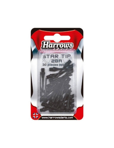 Końcówki do rzutek softip harrows spare star 30 szt