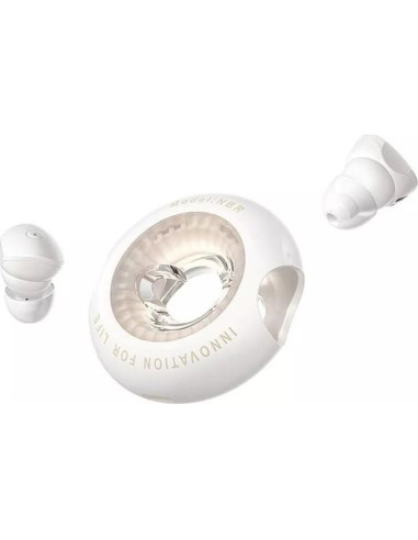 Bezprzewodowe słuchawki douszne vention donut-shaped bt 5.3 ipx4 białe