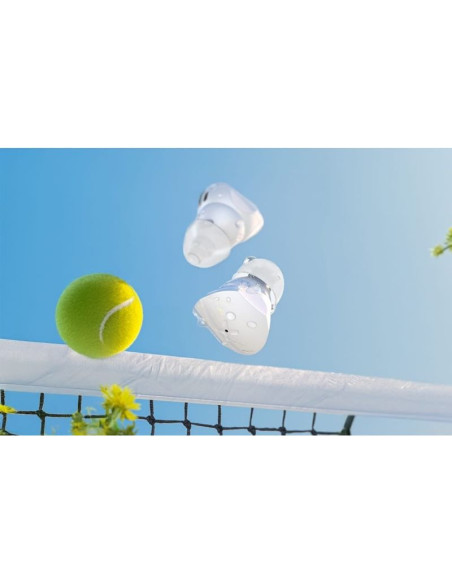 Bezprzewodowe słuchawki douszne vention donut-shaped bt 5.3 ipx4 białe