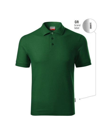 Koszulka polo męska reserve (zieleń butelkowa (brand label))