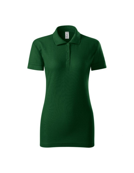 Koszulka polo damska joy (zieleń butelkowa)