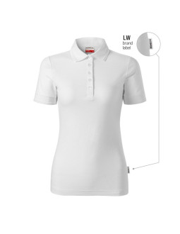 Koszulka polo damska reserve (biały (brand label))