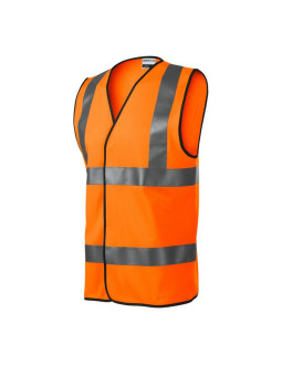 Kamizelka odblaskowa unisex hv bright (fluorescencyjny pomarańczowy)