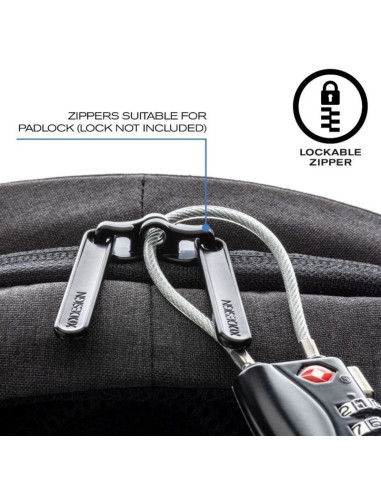 Xd design plecak antykradzieżowy bobby hero small czarny p/n: p705.701