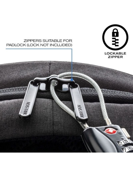 Xd design plecak antykradzieżowy bobby hero small czarny p/n: p705.701