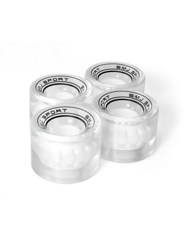 Kółka do fiszki 60 x 45 mm półprzezroczyste białe