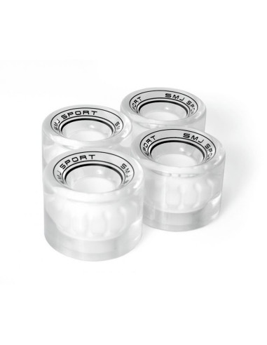 Kółka do fiszki 60 x 45 mm półprzezroczyste białe