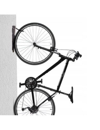 Maclean rowerowy uchwyt ścienny pionowy, stal, max obciążenie 30kg mc-432