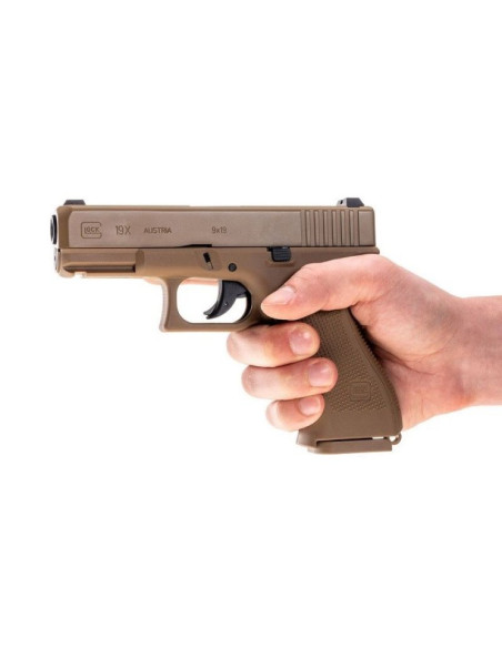 Pistolet wiatrówka glock 19x 4,5 mm coyote bb co2