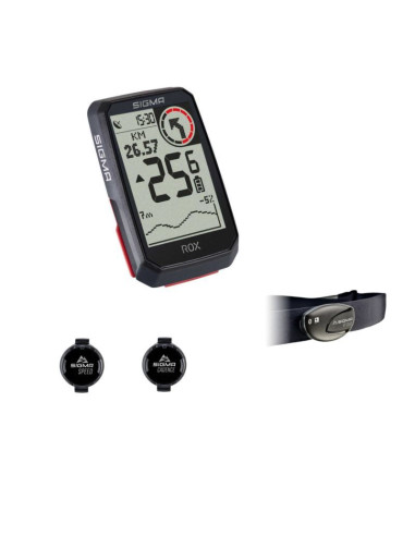 Sigma licznik rox 4.0 czarny zestaw czujników