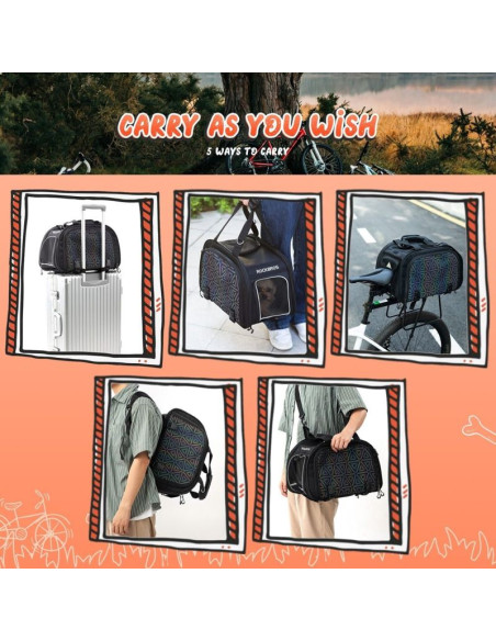 Rockbros torba rowerowa transportowa dla zwierząt