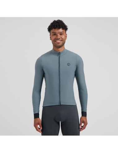 Rogelli koszulka dł. rękaw signature szara m