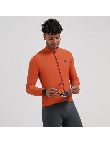 Rogelli koszulka dł. rękaw signature pomarańcz m