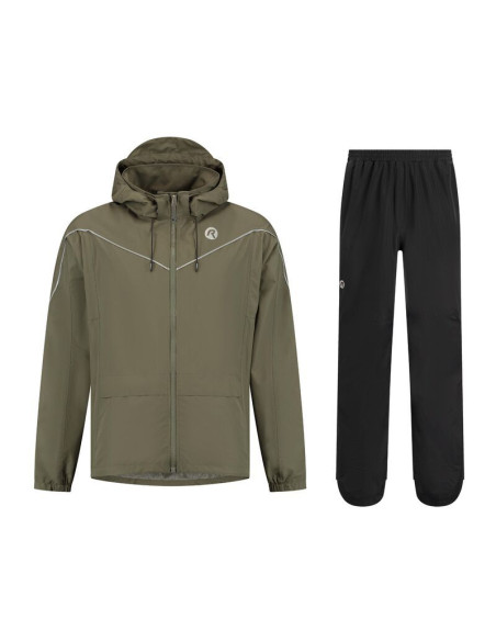 Rogelli zestaw przeciwdeszczowy essential ziel 3xl