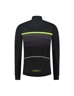 Rogelli kurtka zimowa hero ii czarny-fluor m 2