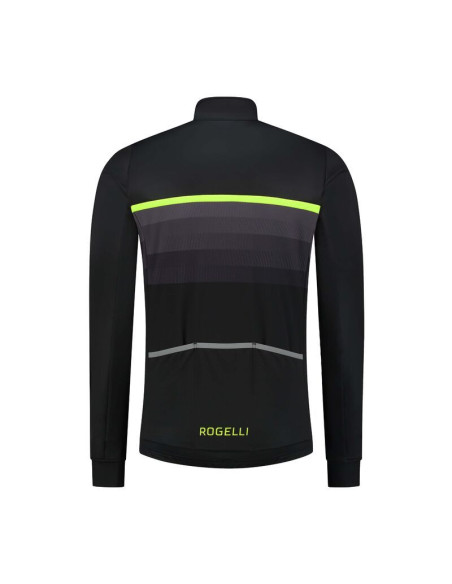 Rogelli kurtka zimowa hero ii czarny-fluor xl