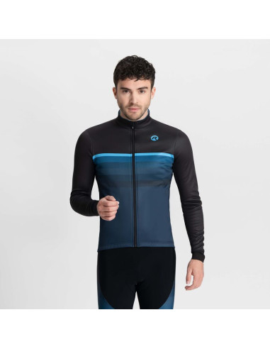 Rogelli kurtka zimowa hero ii czarno-niebieska m