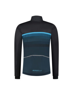 Rogelli kurtka zimowa hero ii czarno-niebieska s 2
