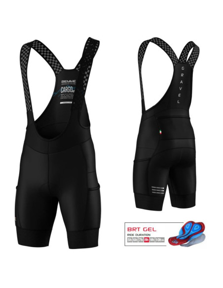 Biemme spodenki cargo adventure 25 czarne m