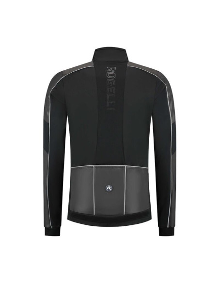 Rogelli kurtka zimowa essential hivis czarna 3xl