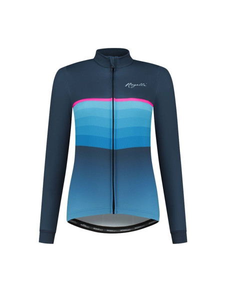 Rogelli bluza damska impress ii niebiesko-róż l